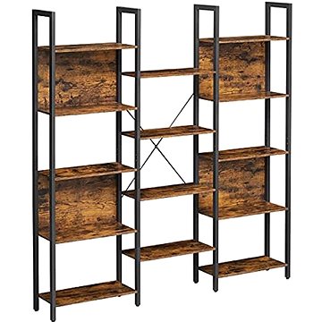 

Artenat Policový regál Criss Cross, 166 cm, hnědý
