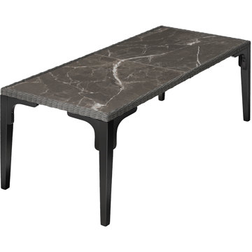 

TECTAKE Zahradní stůl Foggia 196 cm, šedý