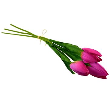 

DOMMIO Svazek 3 ks tulipánů, vínové, 50 cm