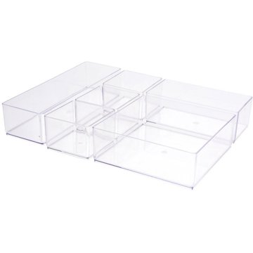 

Eleganza Organizér na sponky do vlasů, kosmetiku, 6 přihrádek