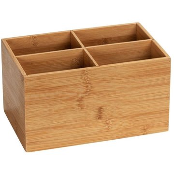 

Wenko Koupelnový organizér Terra, bambusový, 4 přihrádky