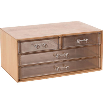 

Eleganza Organizér na kosmetiku s 4 přihrádkami