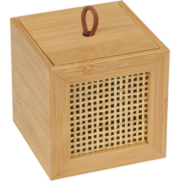 

Wenko Úložný box na drobnosti s víkem Allegre Bamboo, 9 × 9 × 9 cm