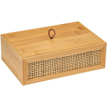 

Wenko Úložný box na kosmetické doplňky Allegre Bamboo, 22 × 7 × 15 cm