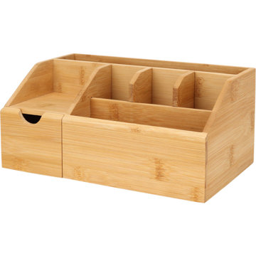 

Eleganza Organizér na kosmetiku z bambusu, přírodní, 24 × 15 × 11 cm