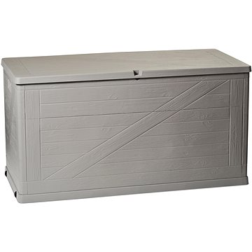 

TOOMAX Zahradní úložný box WOODYS, objem 420 l, světle šedý