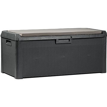 

TOOMAX Zahradní úložný box SANTORINI PLUS, objem 550 l, grafit