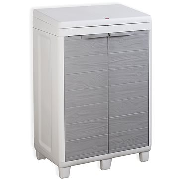 

TOOMAX Skříň zahradní WOODYS S, světle šedá