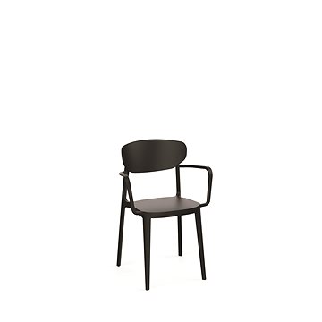 

ROJAPLAST Židle zahradní MARE ARMCHAIR, černá