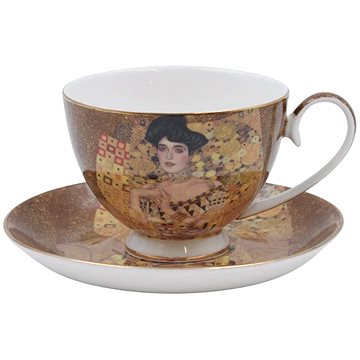 

Home Elements porcelánový šálek 250 ml, s podšálkem, Klimt Adele