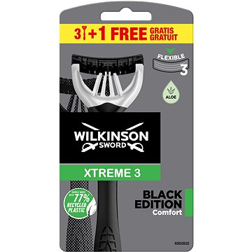 WILKINSON Xtreme3 Black Edition 4 ks - Holítka