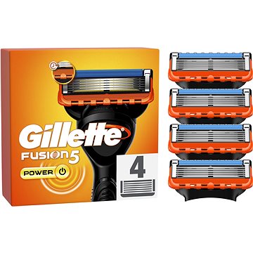 GILLETTE Fusion Power 4 ks - Pánské náhradní hlavice