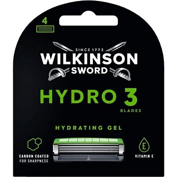 

WILKINSON Hydro3 Black 4 ks