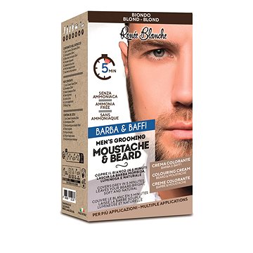 

RENÉE BLANCHE Moustache & Beard 7N blond