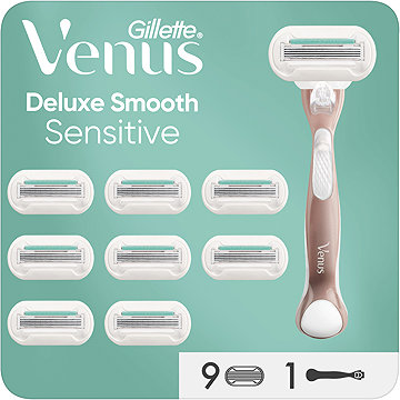 

GILLETTE Venus Deluxe Smooth + hlavice 9 ks