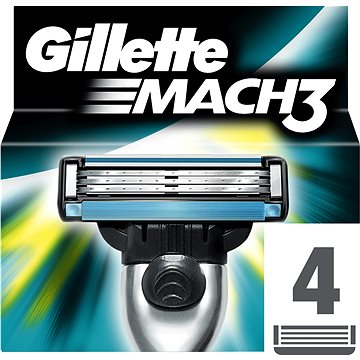 GILLETTE Mach3 - Pánské náhradní hlavice