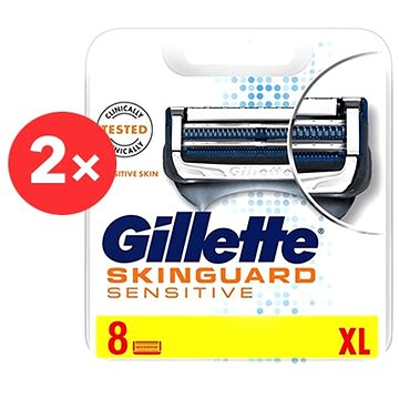GILLETTE Skinguard Sensitive 2 × 8 ks - Pánské náhradní hlavice