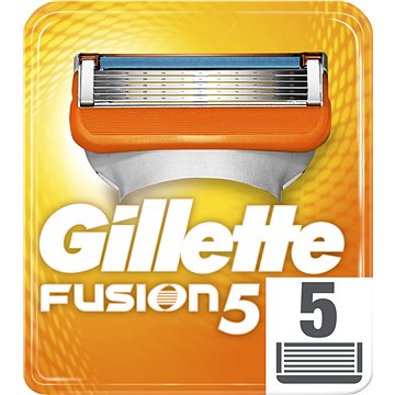 GILLETTE Fusion5 5 ks - Pánské náhradní hlavice