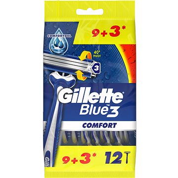 GILLETTE Blue3 Sensitive 12 ks - Holítka