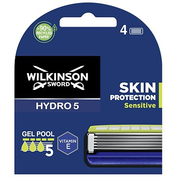 WILKINSON Hydro 5 Skin Protection Sensitive 4 ks - Pánské náhradní hlavice