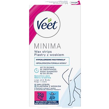 

Veet Minima Hypoalergenní voskové pásky na nohy 12ks