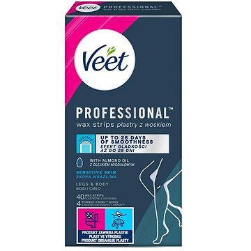 

VEET Professional Studené voskové pásky pro citlivou pokožku 40 ks