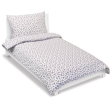 

BELLATEX Povlečení flanel 12/121 růžička 140 × 220, 70 × 90