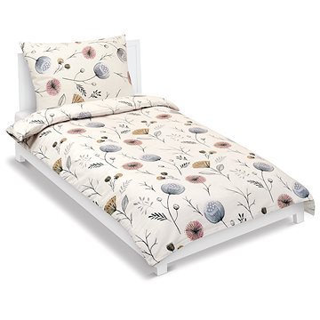 

BELLATEX Povlečení flanel 12/709 makovice 140 × 200, 70 × 90