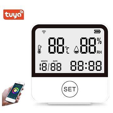 

BOT Chytrý senzor teploty a vlhkosti WiFi Tuya Smart