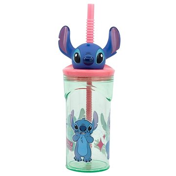 

Alum Kelímek s 3D figurkou 360 ml s motivem květin - Stitch