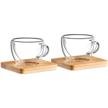 

Sortland Set 2 dvoustěnných sklenic na espresso