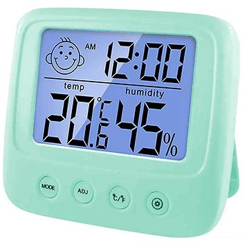 

APT Digitální meteostanice s vlhkoměrem, zelená mint