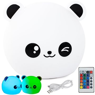 

Verk Dětská noční RGB LED lampička s dálkovým ovládáním - Panda 1200mAh