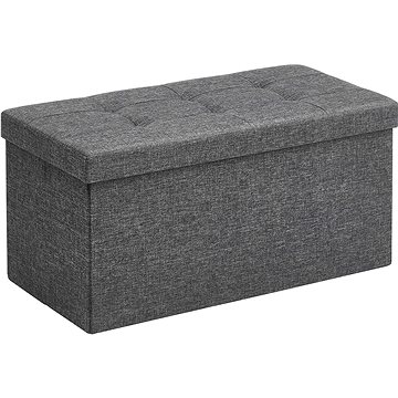 

Dochtmann Taburet s úložným prostorem, šedý, 76 × 38 × 38 cm