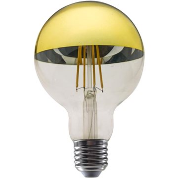 

Diolamp zrcadlová žárovka G95 8W/230V/E27/2700K/900lm/180° zlatý vrchlík