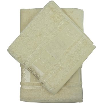 

4sleep Bamboo ručník Sagano 50 × 90 cm - smetanový