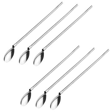 

APT Sada elegantních ocelových brček/lžic 6 ks - 22 cm