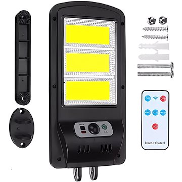 

Foxter Pouliční osvětlení solární LED COB, IP65, 300W, černá