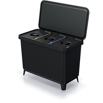

Prosperplast Systema 3 x 10 l černý
