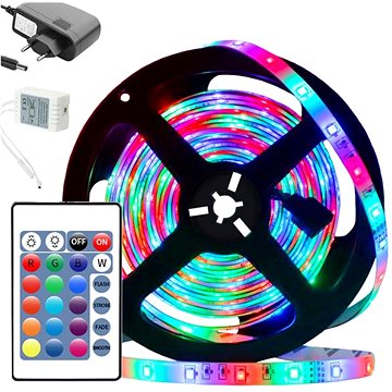 

Verk Led pásek RGB IP65 - voděodolný s ovládáním 5m