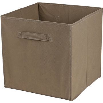 

Dochtmann Box do kallaxu, úložný, textilní, hnědý, 31 × 31 cm