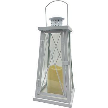

Prodex Lampa plechová s LED svíčkou 37 × 15 cm
