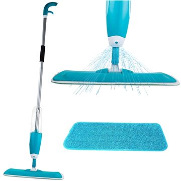 

Verk Rotační plochý mop s rozprašovačem modrý