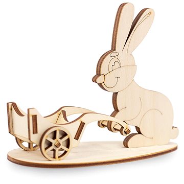 

ULANIK Stojan na vejce Bunny with a cart