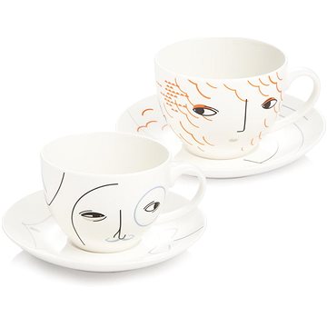 

TESCOMA Šálek s podšálkem myCOFFEE, 2 ks, Emotions