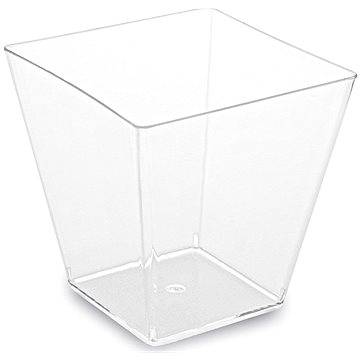 

Wimex Fingerfood kelímek (PS) hranatý čirý 59 × 59 × 54 mm 100ml 50 ks