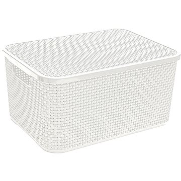 

Branq Košík Rattan 10 l – antická bílá