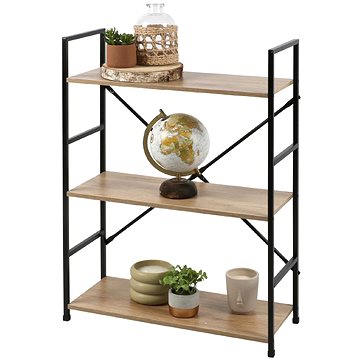 

DOCHTMANN Regál policový Colorado kov 58,5 × 23,5 × 80cm dub