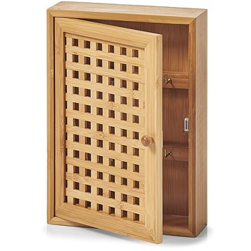 

ZELLER Skříňka na klíče bambus 19 × 6 × 27 cm