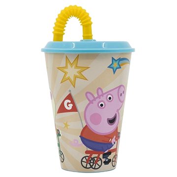 

Alum Plastový kelímek s brčkem Prasátko Pepa 430 ml